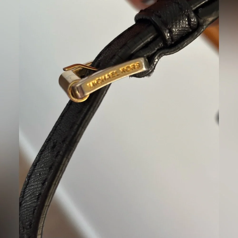 Michael Kors Black Leather Bag